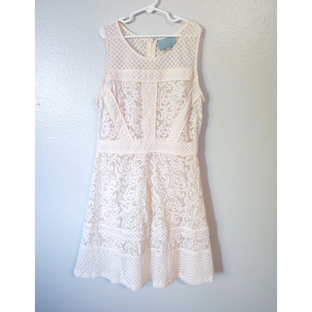 💫2 for $20💫 Ivory Embroidered Lace Midi Dress